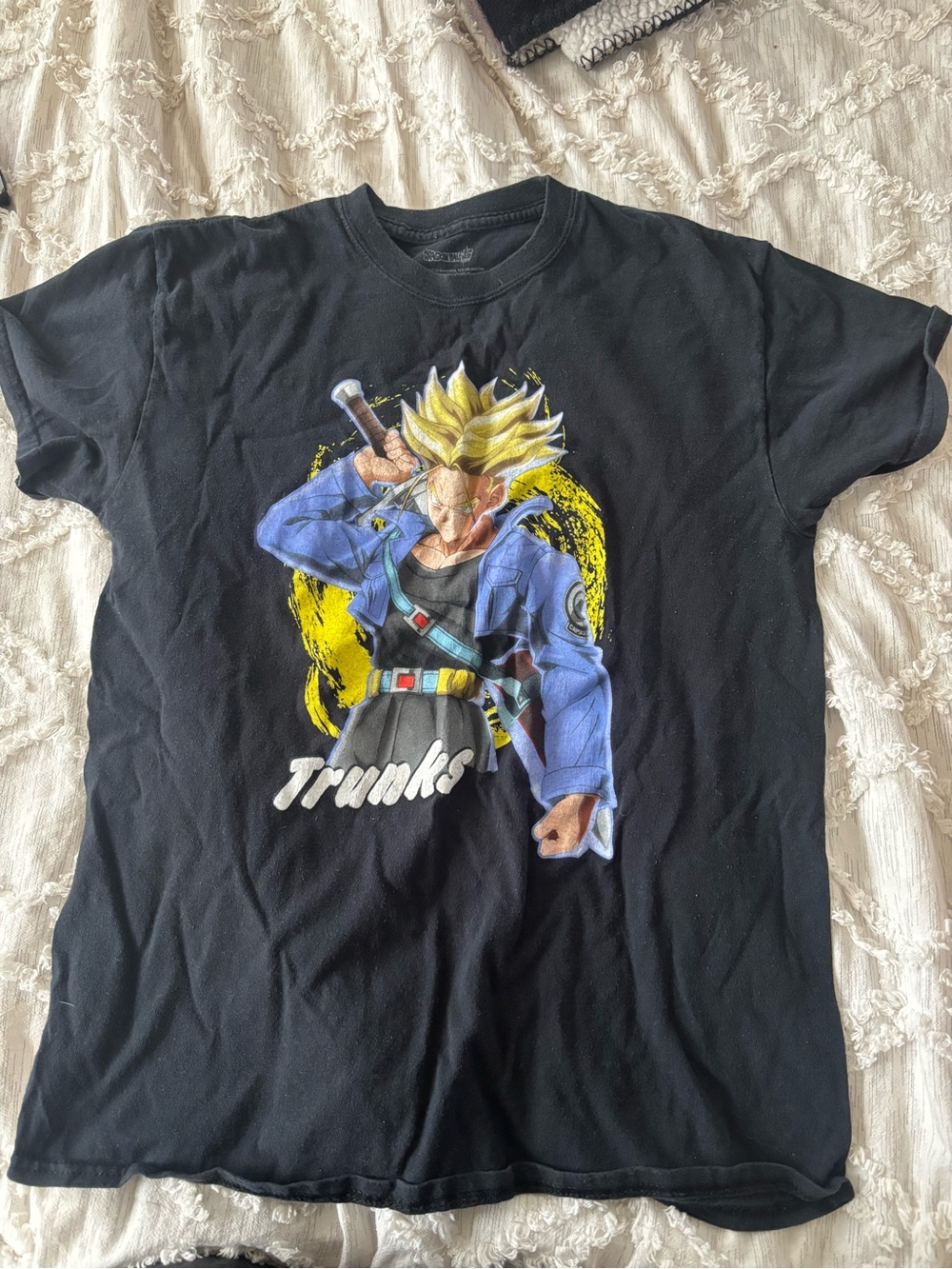Dragon Ball Z M Future Trunks Black Graphic Anime T-Shirt